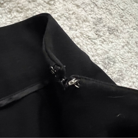 Oscar de la Renta Black Wide Leg Dress Pants Classic Designer Women’s 10 - Picture 8 of 11